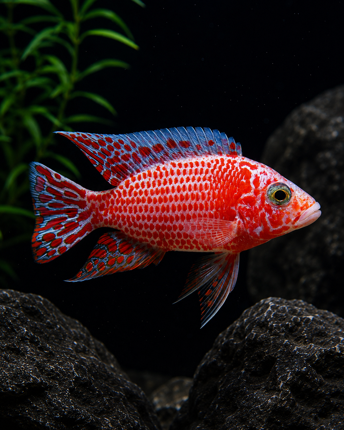 Strawberry Peacock Cichlid | Premium African Cichlid
