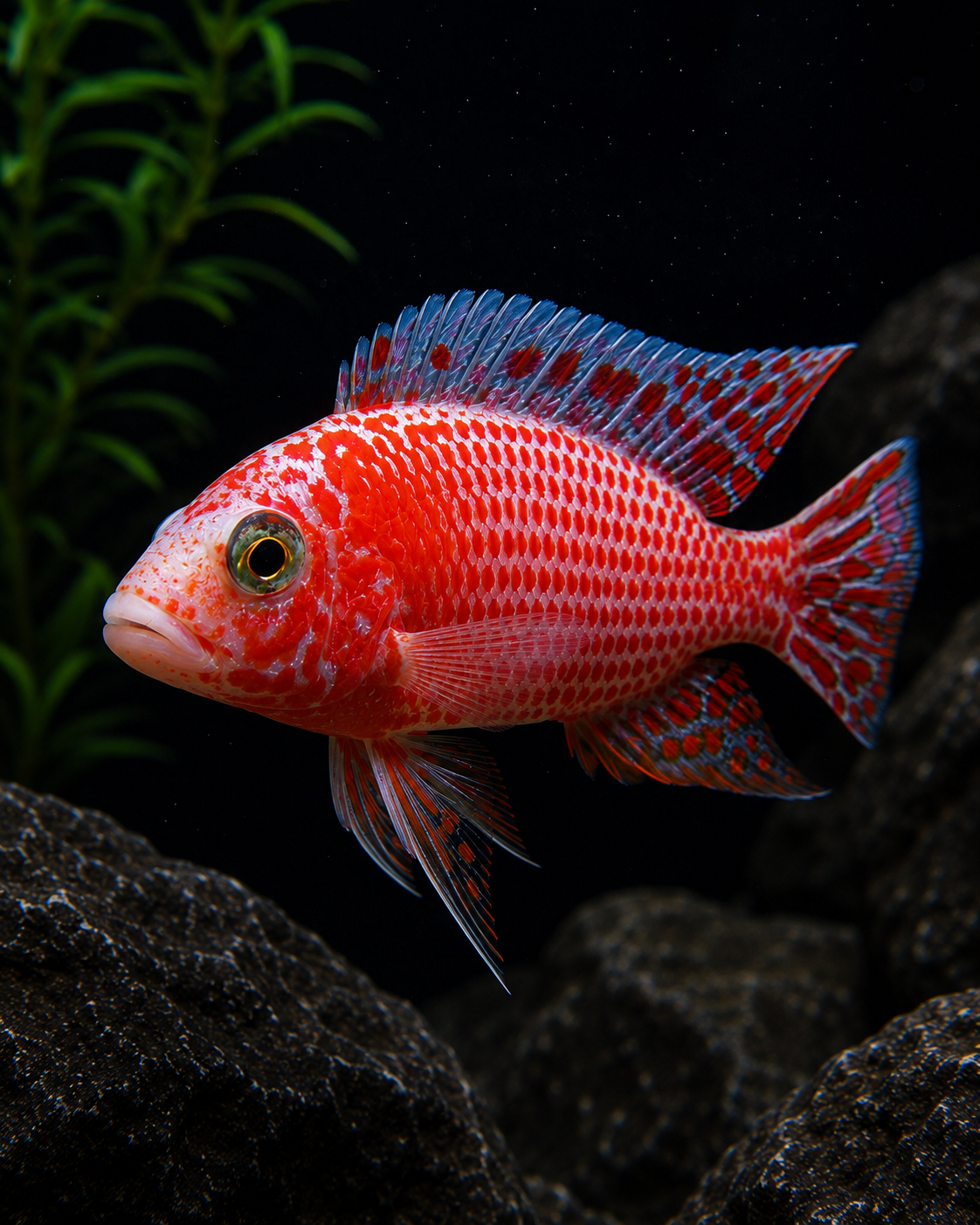 Strawberry Peacock Cichlid | Premium African Cichlid