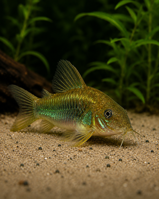 Green Corydoras (Corydoras aeneus) | Live Freshwater Fish