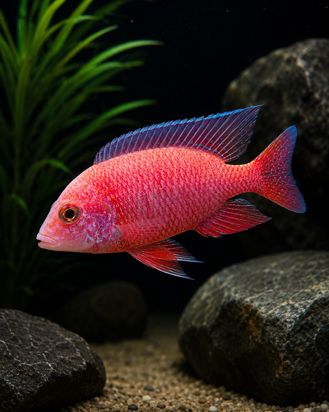 Strawberry Peacock Cichlid | Premium African Cichlid