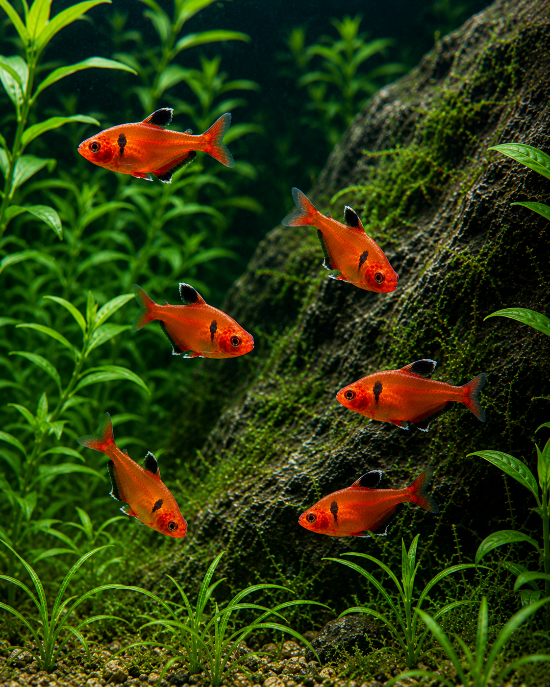 Serpae Tetra (Red Minor) – Vibrant Red Schooling Fish