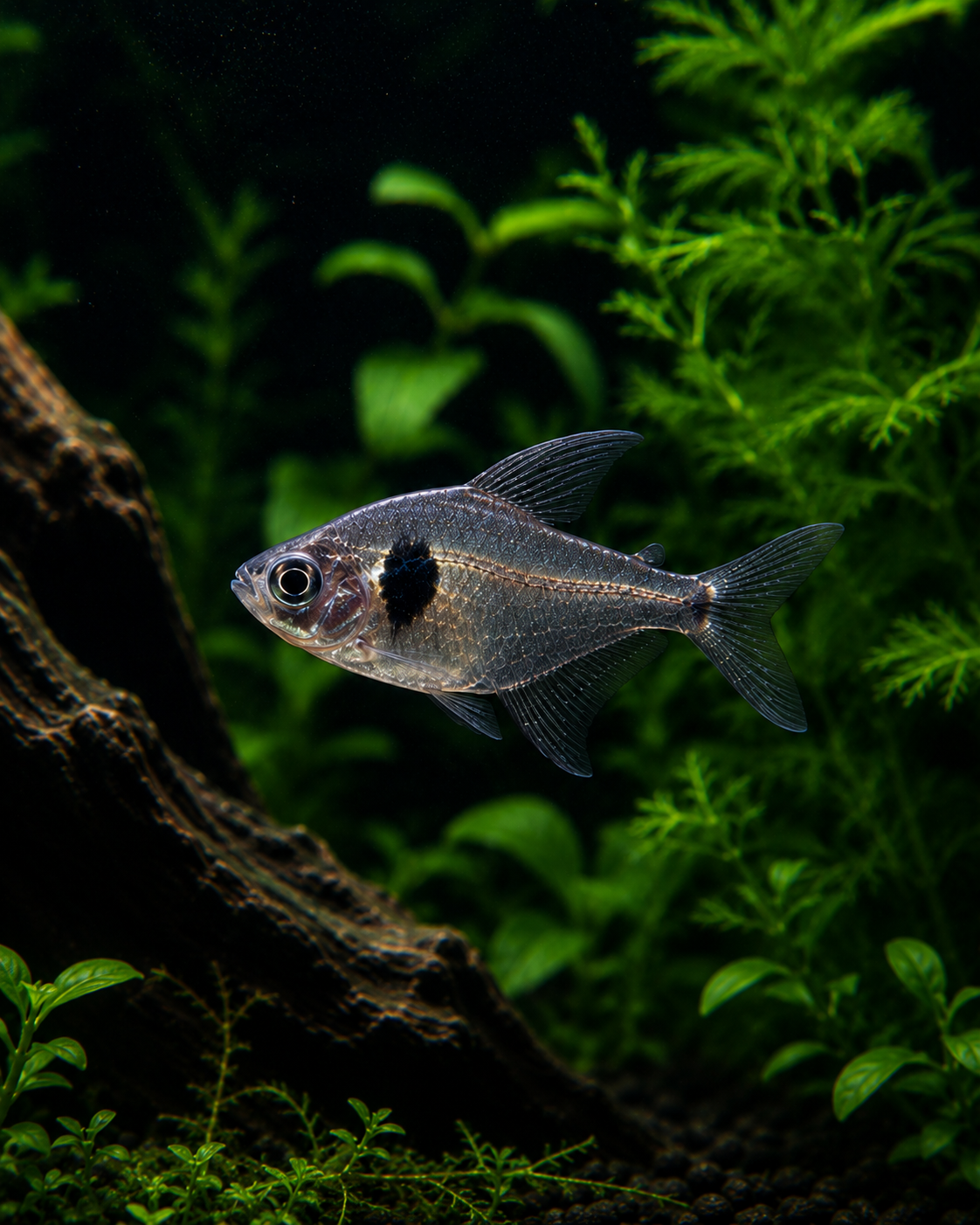 Black Phantom Tetra | Live Freshwater Aquarium Fish