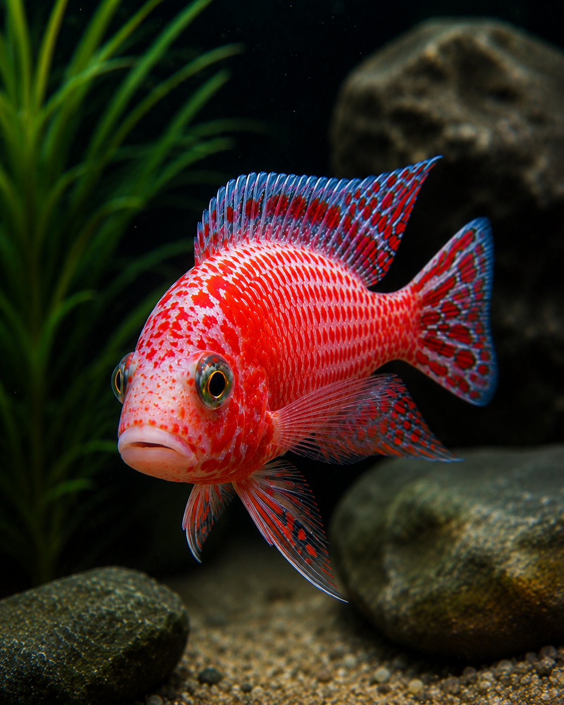 Strawberry Peacock Cichlid | Premium African Cichlid