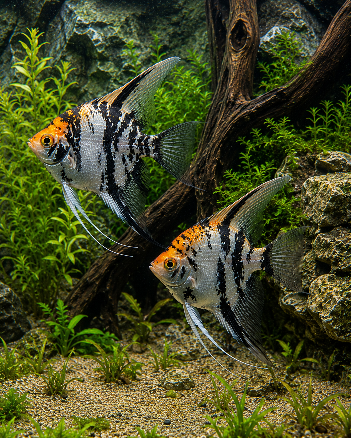 Tri Color Angelfish | Live Freshwater Aquarium Fish