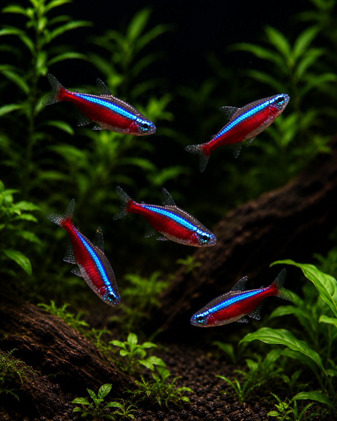 Cardinal Tetra – Neon Red & Blue Aquarium Fish