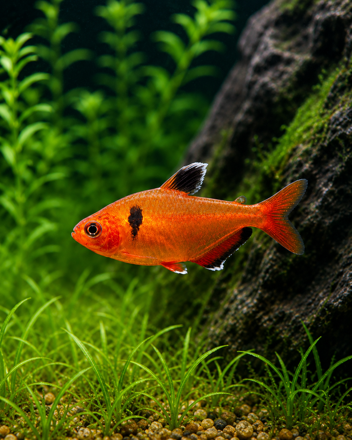 Serpae Tetra (Red Minor) – Vibrant Red Schooling Fish