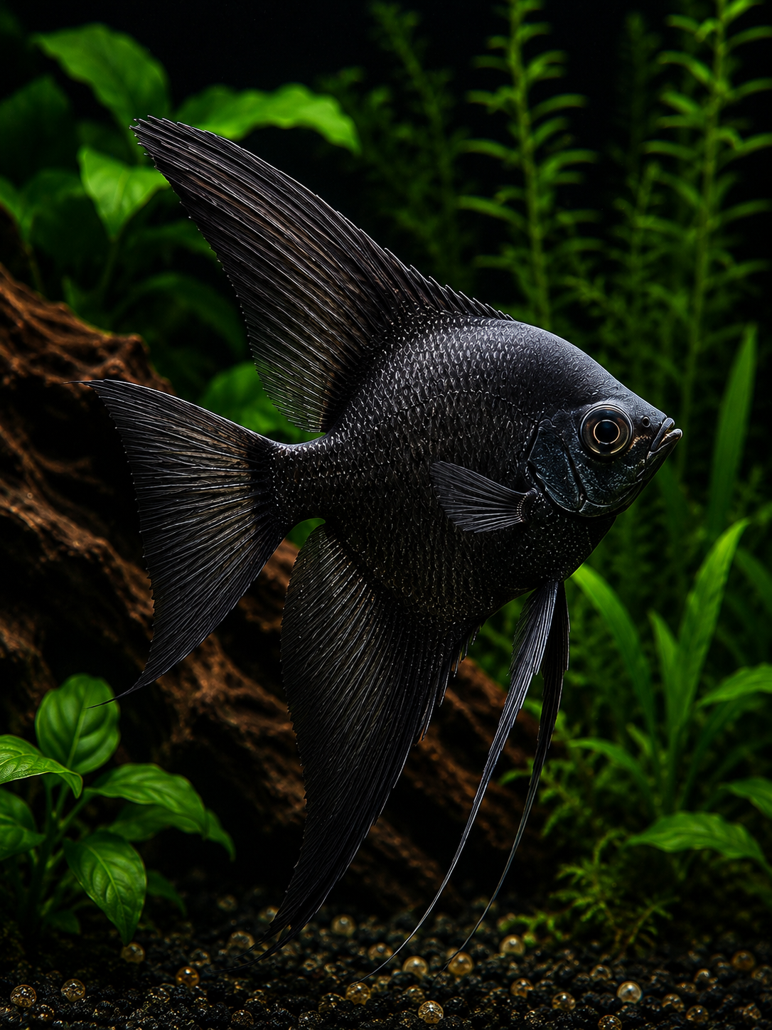 Black Angelfish | Live Freshwater Aquarium Fish