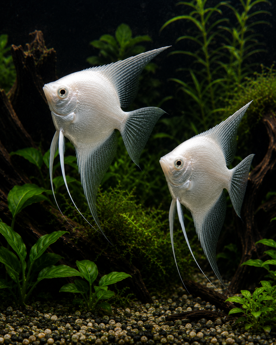 Platinum Angelfish | Live Freshwater Aquarium Fish