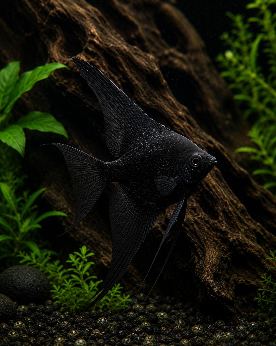 Black Angelfish | Live Freshwater Aquarium Fish