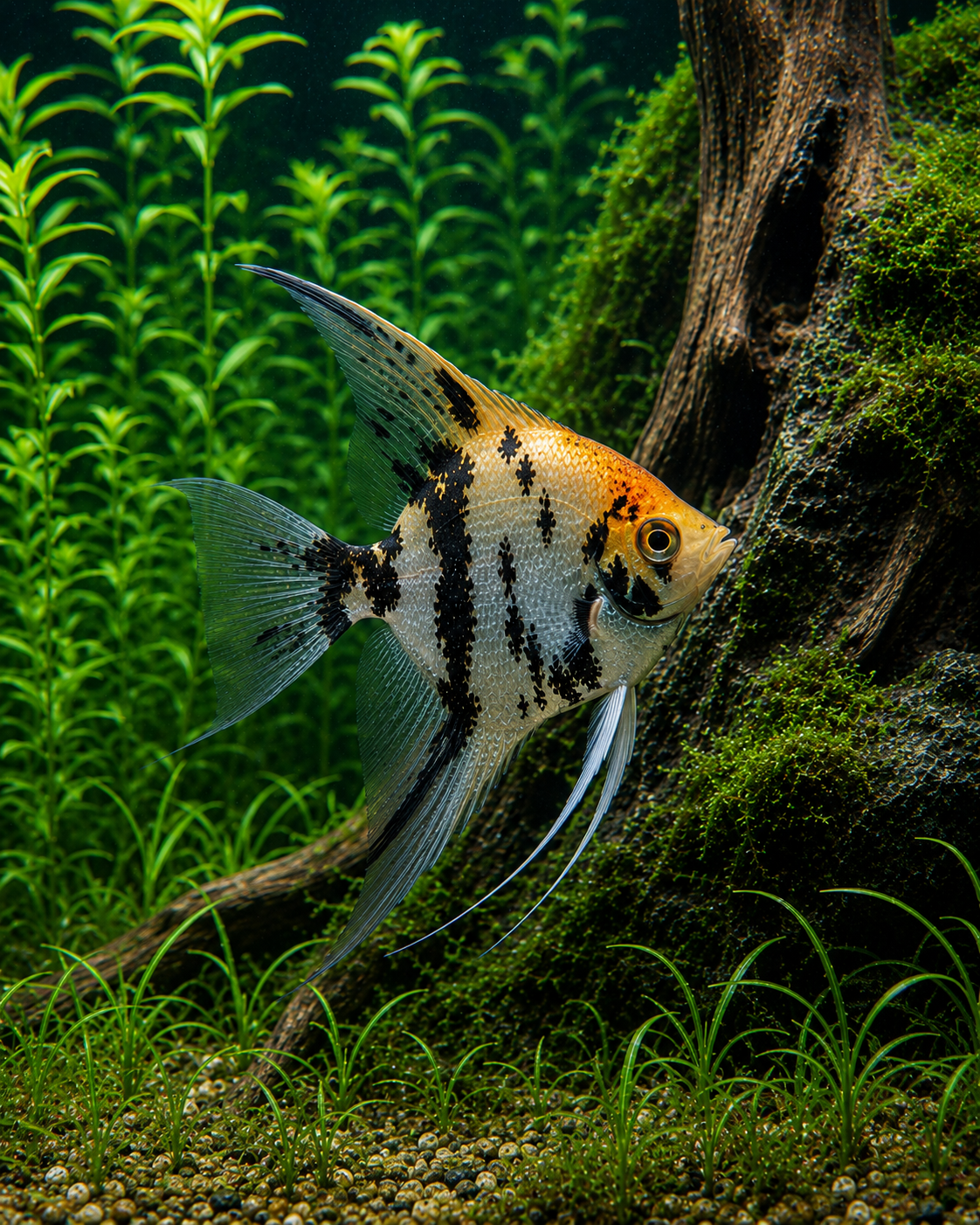 Tri Color Angelfish | Live Freshwater Aquarium Fish