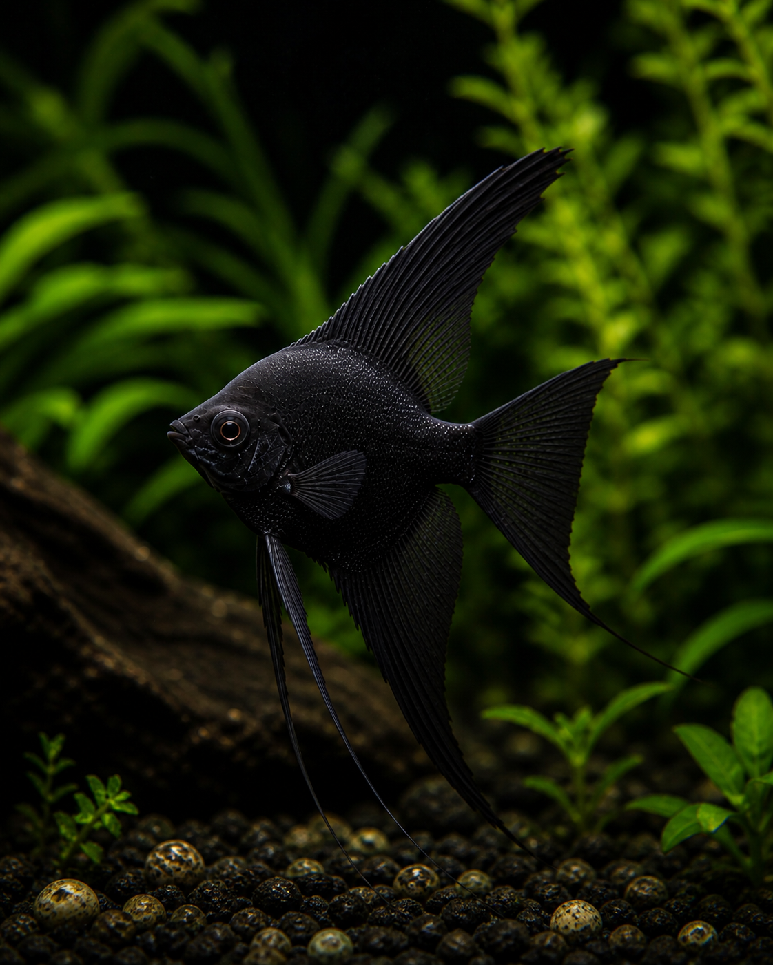 Black Angelfish | Live Freshwater Aquarium Fish