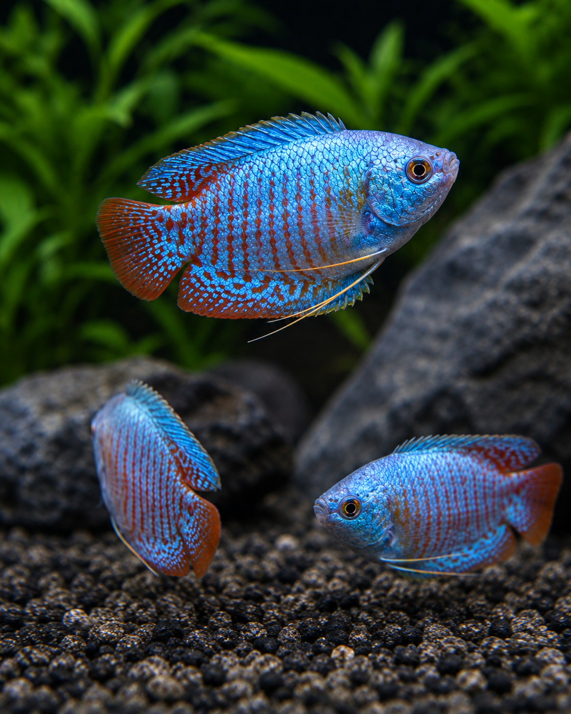 Neon Blue Dwarf Gourami | Live Freshwater Aquarium Fish