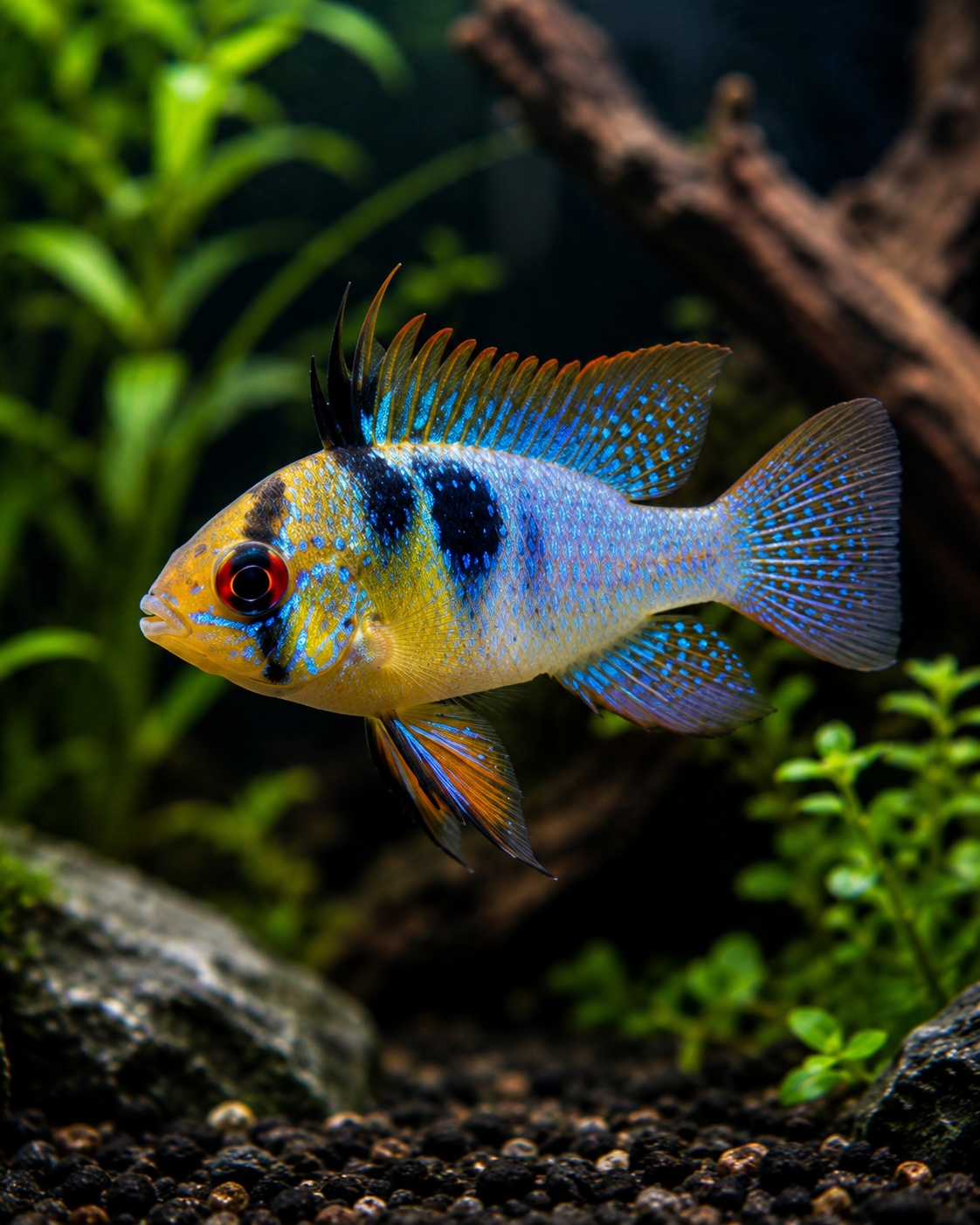 Blue Ram Cichlid | Live Freshwater Aquarium Fish