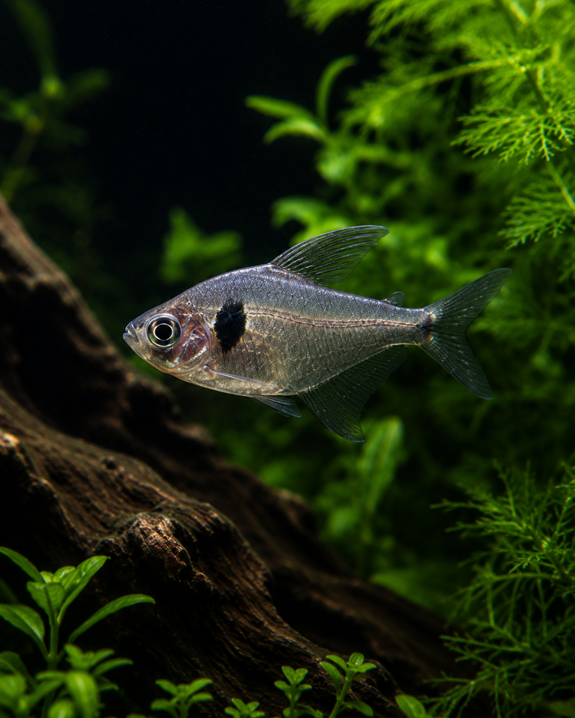 Black Phantom Tetra | Live Freshwater Aquarium Fish