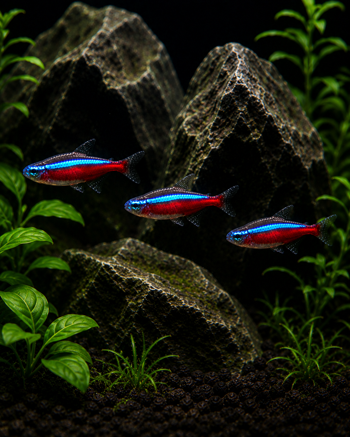 Cardinal Tetra – Neon Red & Blue Aquarium Fish