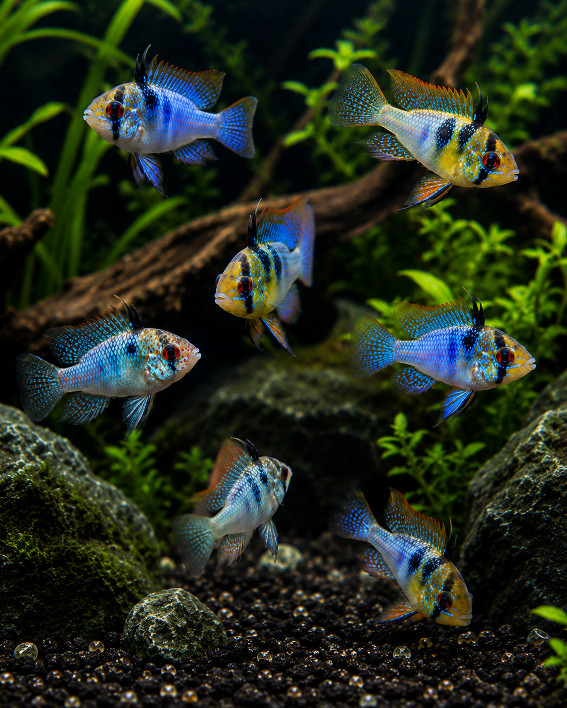 Blue Ram Cichlid | Live Freshwater Aquarium Fish