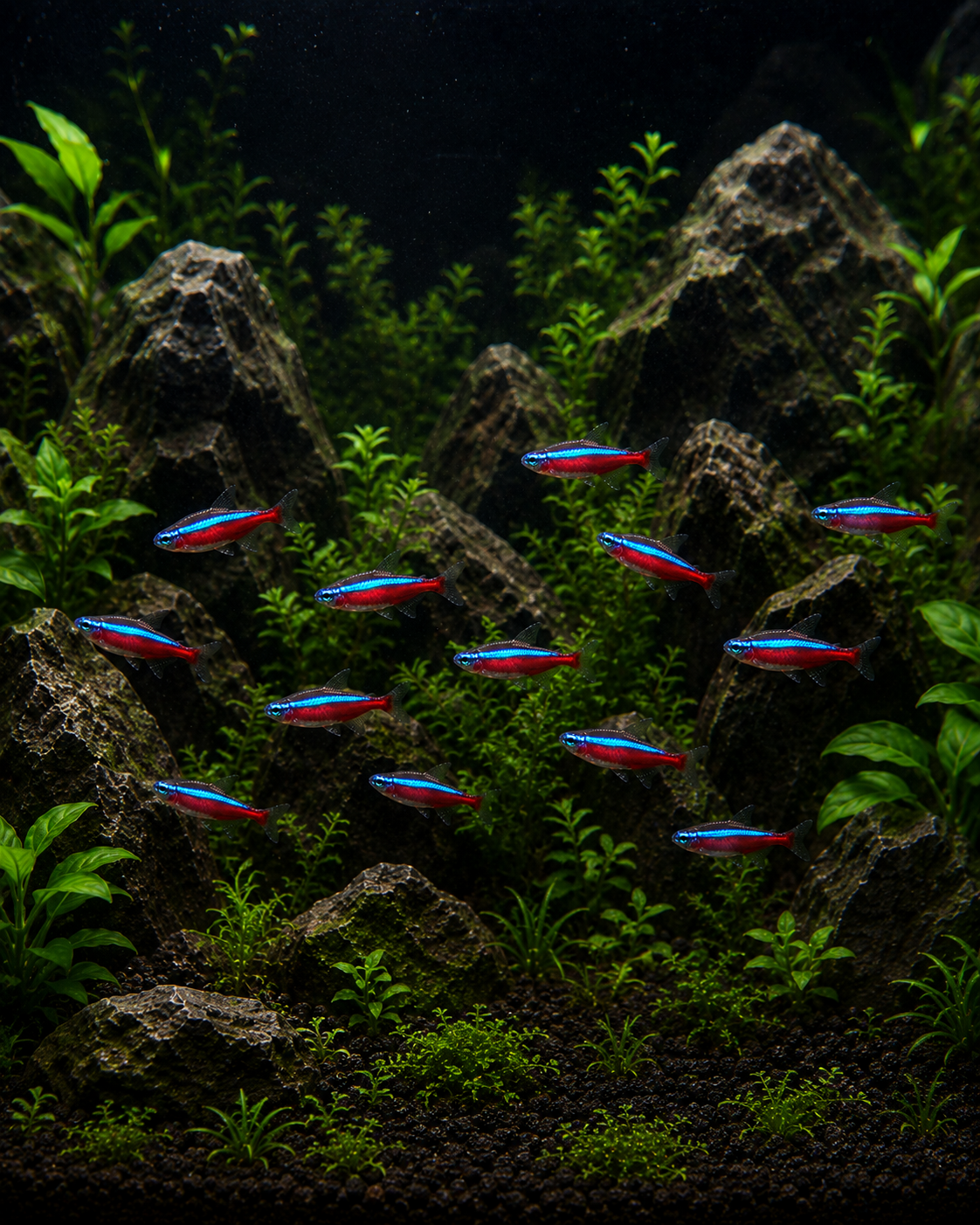Cardinal Tetra – Neon Red & Blue Aquarium Fish