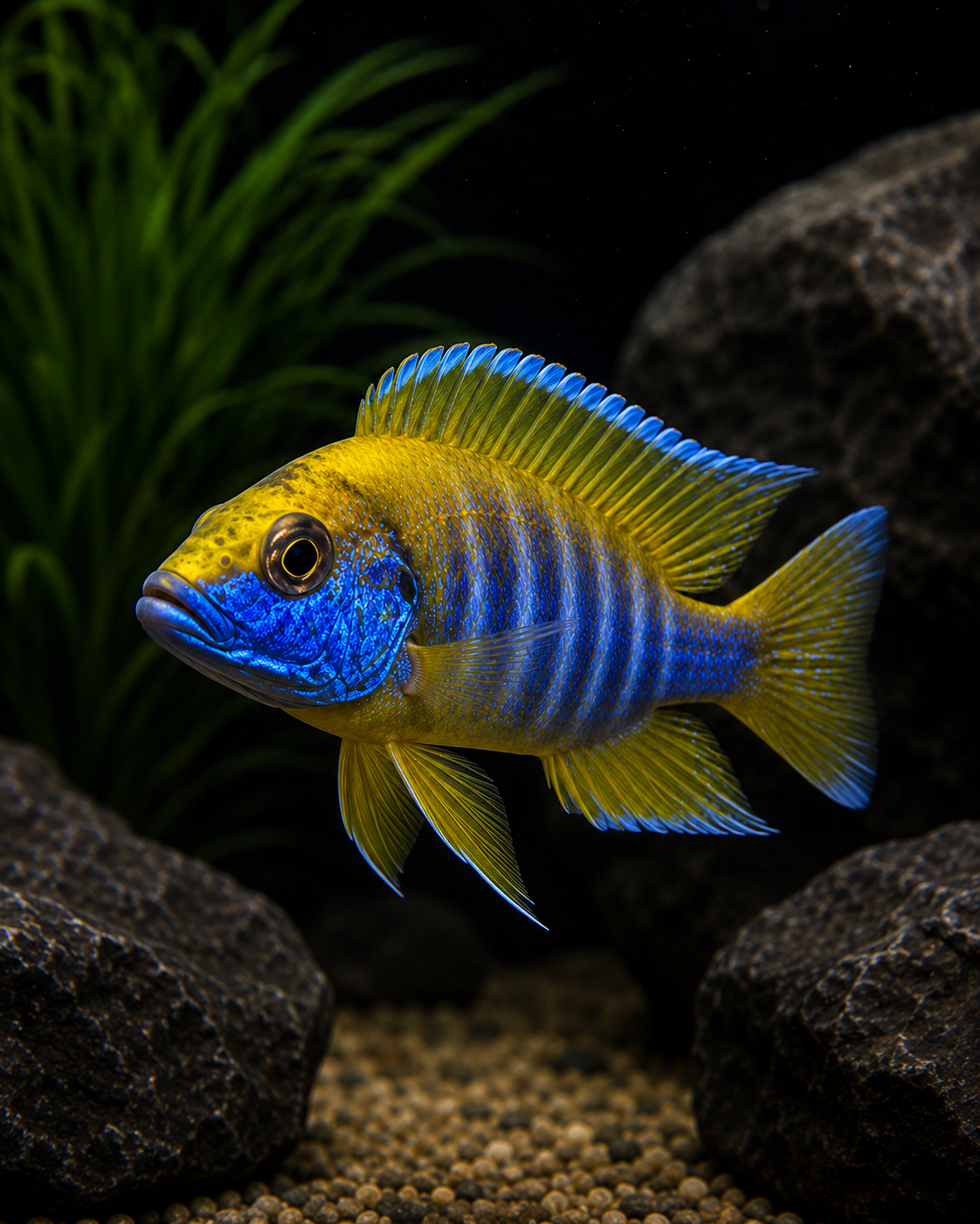 Lemon Jake Peacock Cichlid | Premium African Cichlid