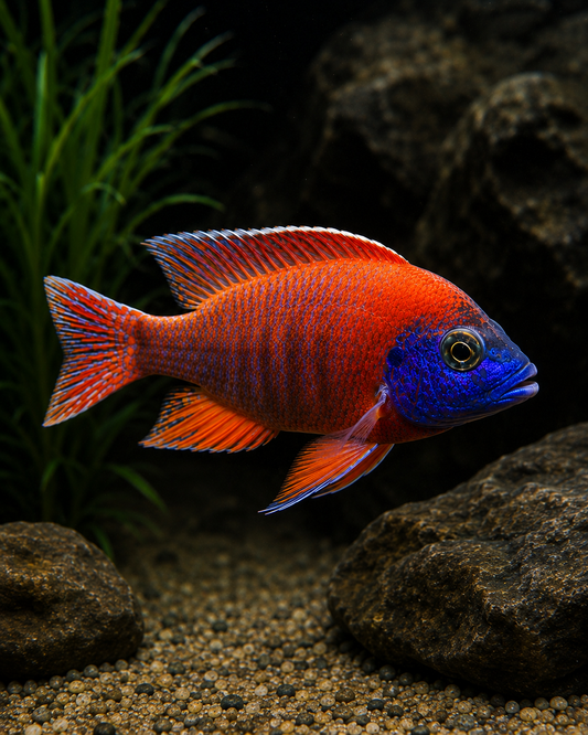 Red Peacock Cichlid | Premium African Cichlid